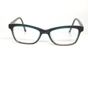 OGI Heritage 9124 Eyeglasses Frames Blue Teal Marble‎ 48-17-140 21555